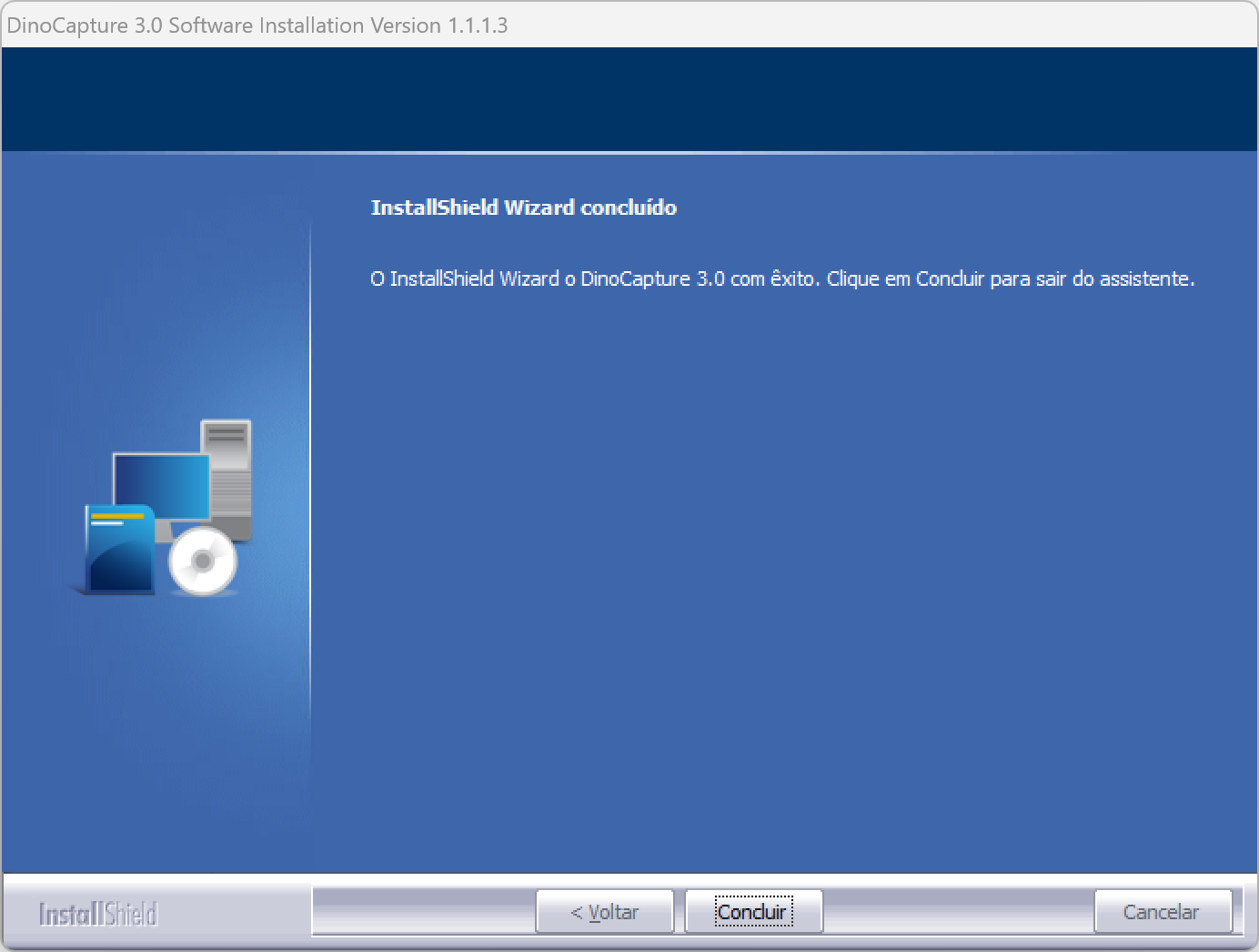 Página de download do DinoCapture